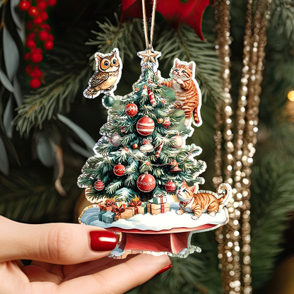 Shineful 2D Acrylic Ornament - Pack Discount Cute Naughty Kitten