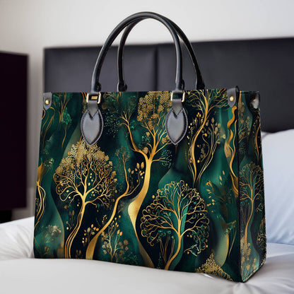 Shineful Leather Bag Emerald Dreams