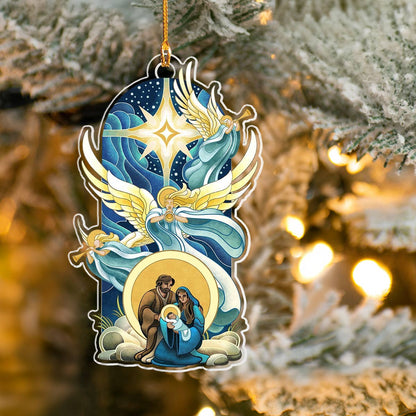 Shineful 2D Acrylic Ornament Christmas Faith