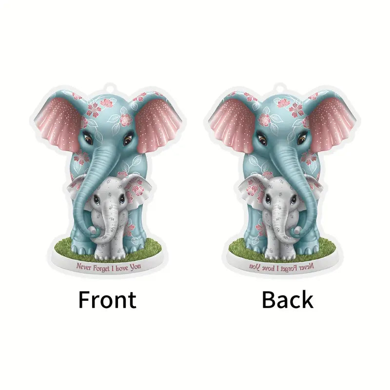 Shineful 2D Acrylic Ornament - Pack Discount Christmas Elephant