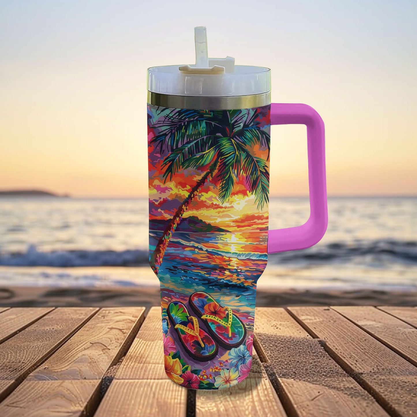 Shineful Tumbler Sunset Sips