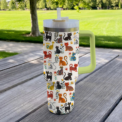 Shineful Tumbler Cute Whimsical Cat