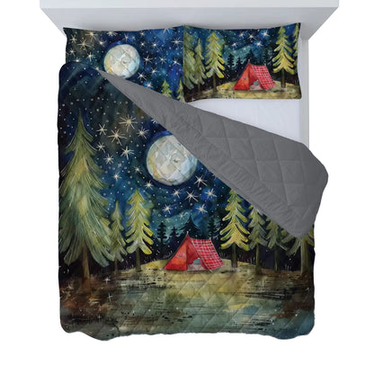 Shineful Quilt 3-Piece Set Camping Sleep Under The Star