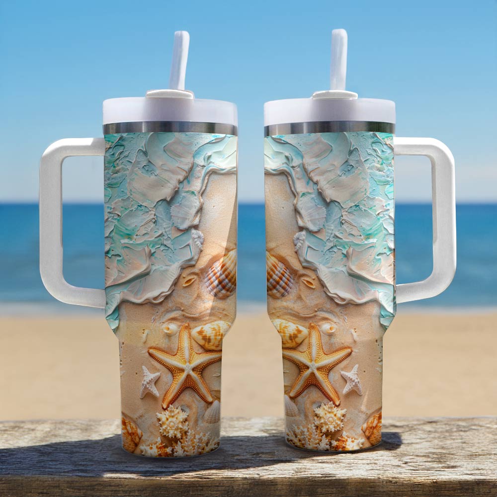 Shineful Tumbler Sea & Sand