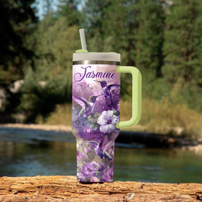 Shineful Tumbler Personalized Hummingbird Dream