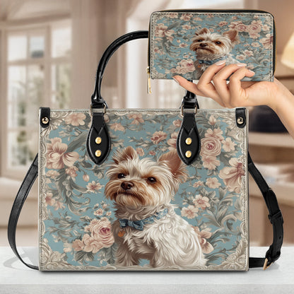 Shineful Leather Bag Royal Yorkie Elegance