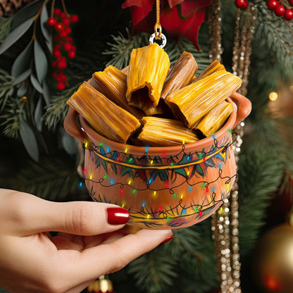 Shineful 2D Acrylic Ornament - It's Time For Tamales