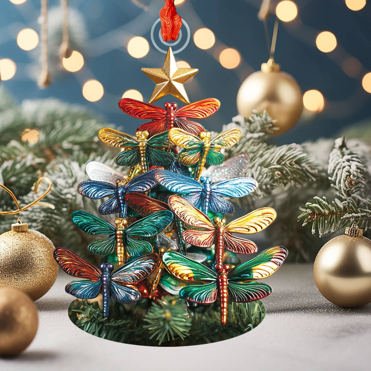 Shineful 2D Acrylic Ornament Dragonfly Dream