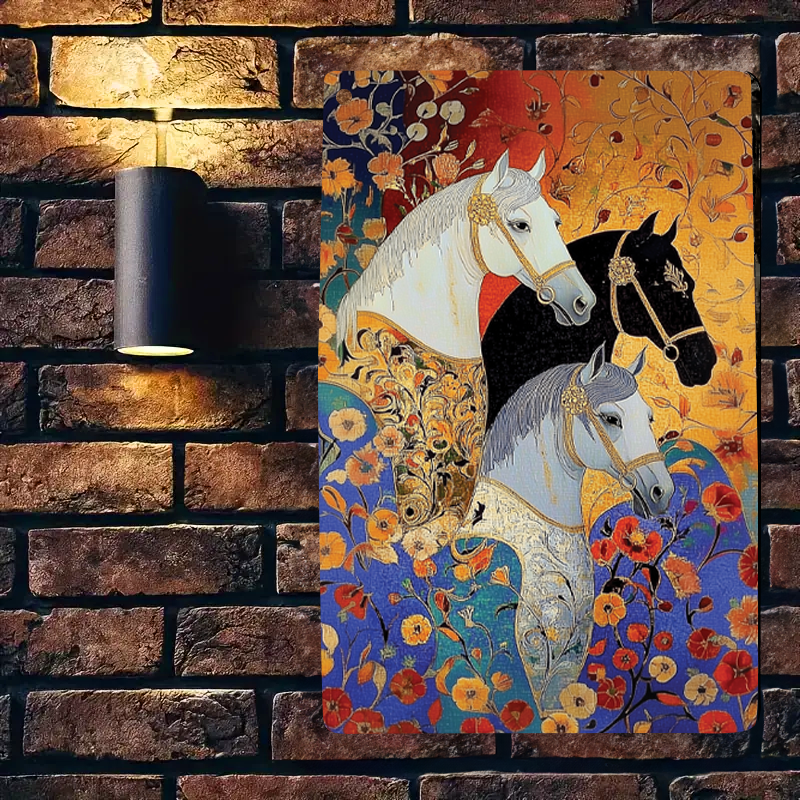 Shineful 2D Metal Sign Arabian Nights Horse