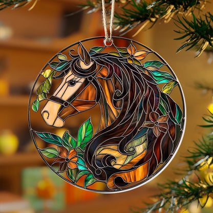 Shineful 2D Acrylic Ornament - Horse Elegance Sunlit