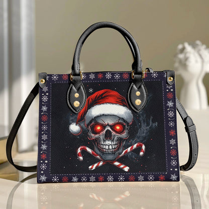 Shineful Leather Bag Jolly Skull Christmas