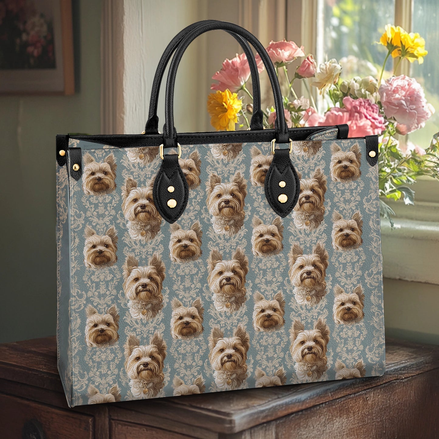 Shineful Leather Bag Yorkie Regal Delight