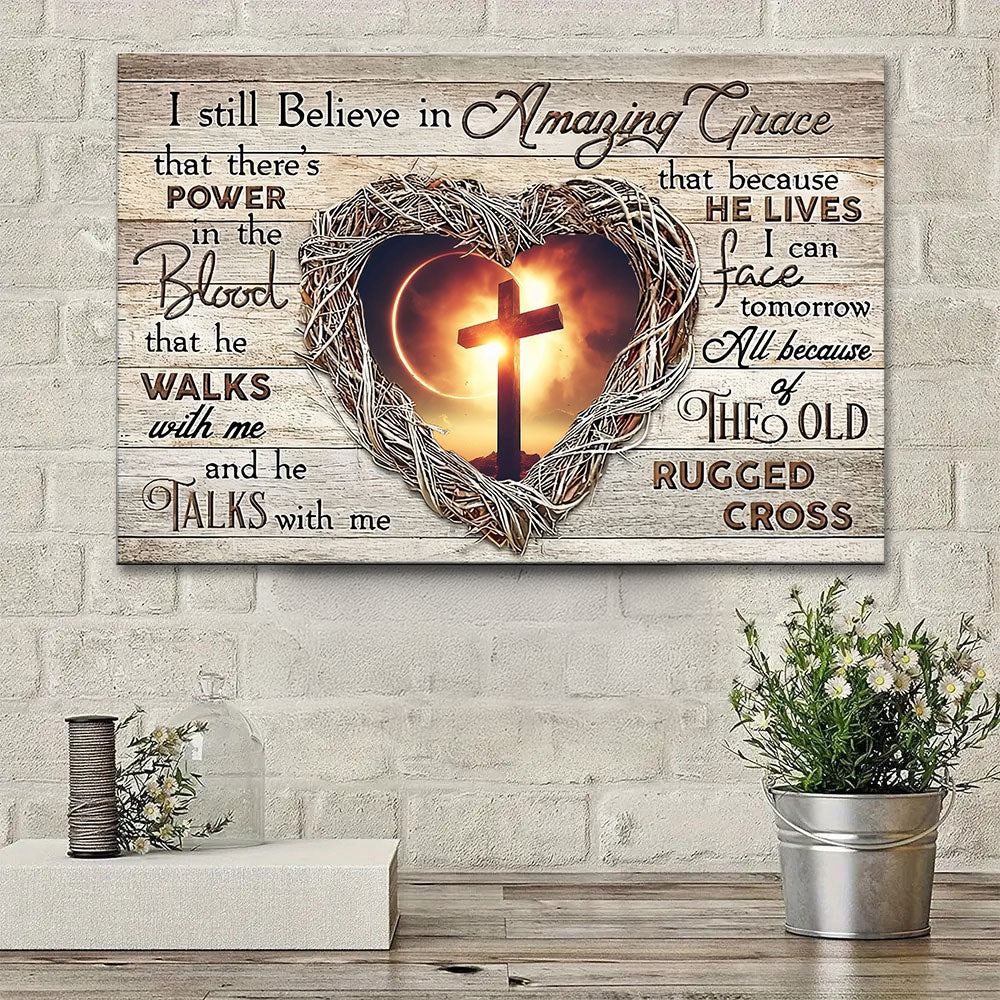 Shineful 2D Metal Sign Amazing Grace