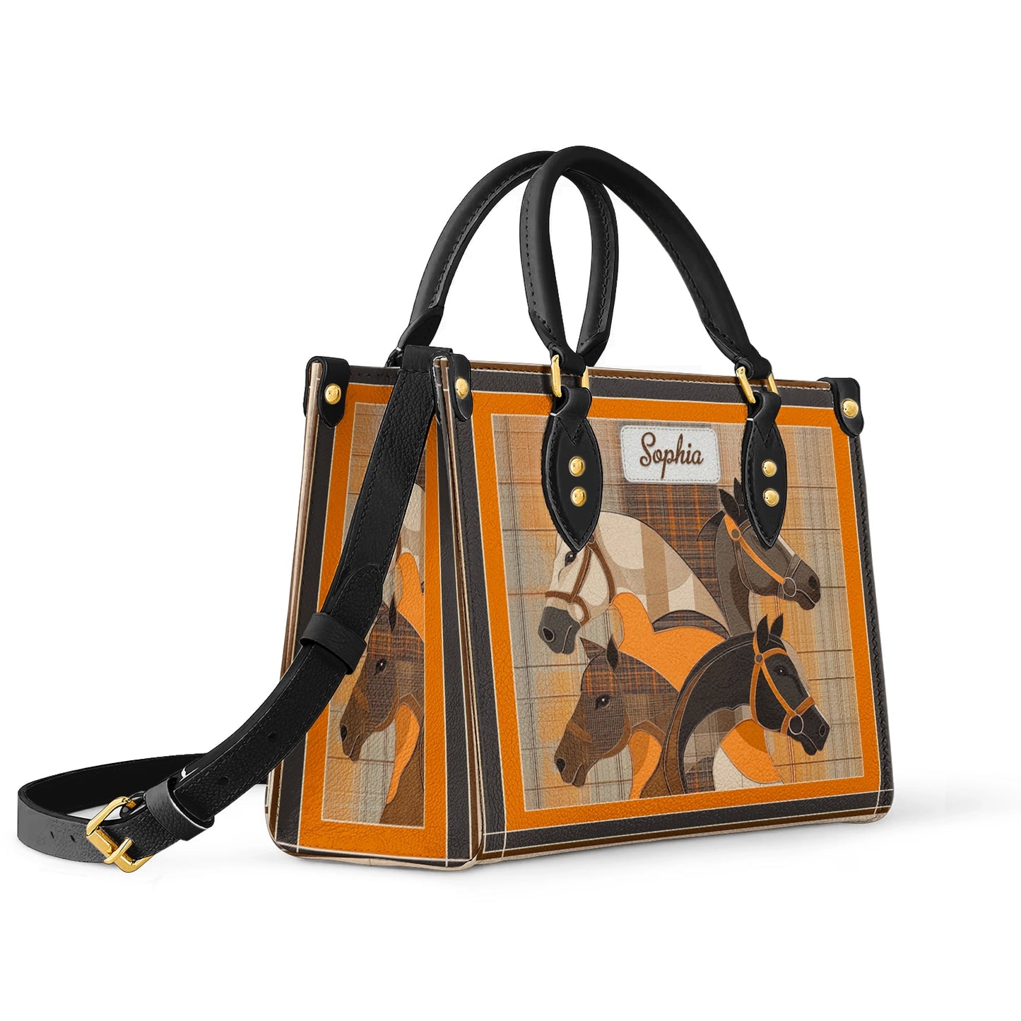 Shineful Leather Bag Horse Timeless Elegance