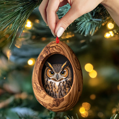 Shineful 2D Acrylic Ornament Mystic Owl Nest