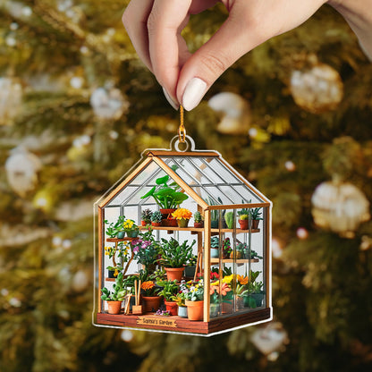 Shineful 2D Acrylic Ornament - Personalized Greenhouse