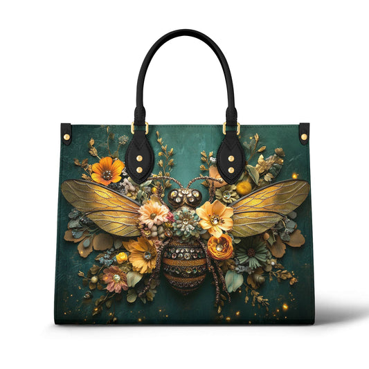 Shineful Leather Bag Queen Bee Elegance