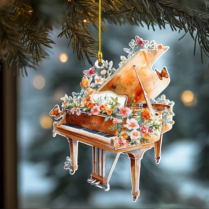 Shineful 2D Acrylic Ornament Pianist At Heart