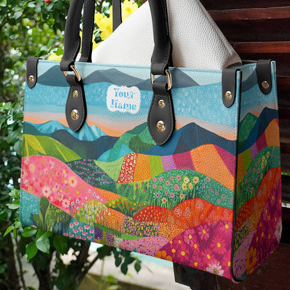 Shineful Leather Bag Vibrant Hills