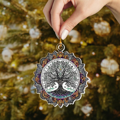 Shineful 2D Acrylic Ornament - Mandala Tree of Life