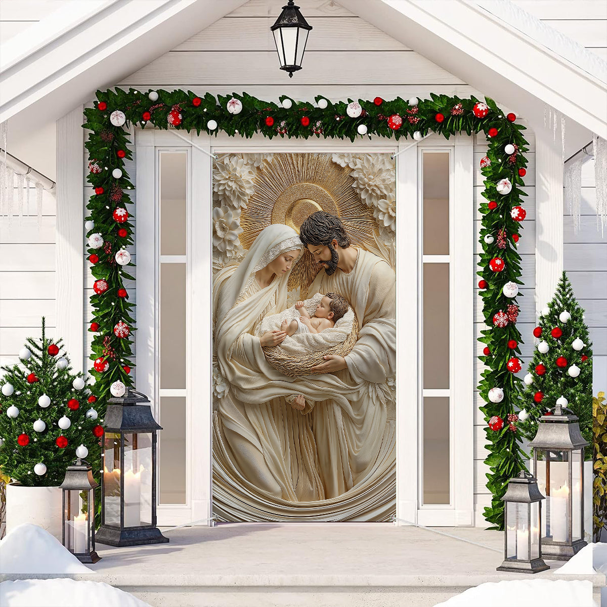 Shineful Door Cover - Holy Family