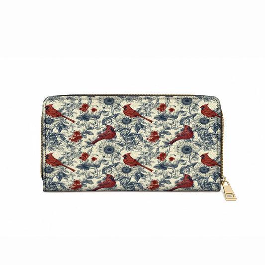 Shineful Leather Clutch Purse With Wristlet Strap Handle Whisper Sunflower - A Gentle Remembrance