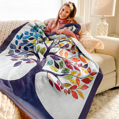 Shineful Fleece Blanket Enchanted Forest