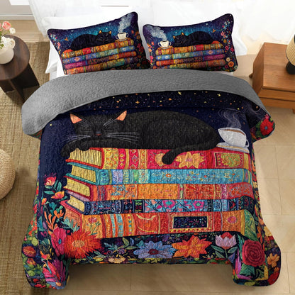 Shineful All Season Quilt 3-Piece Set - Cat's Reading Haven