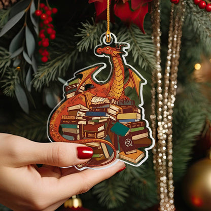 Shineful Acrylic Ornament Bookish Beast