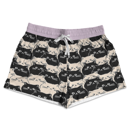 Shineful Pajama Shorts Cute Fat Cats