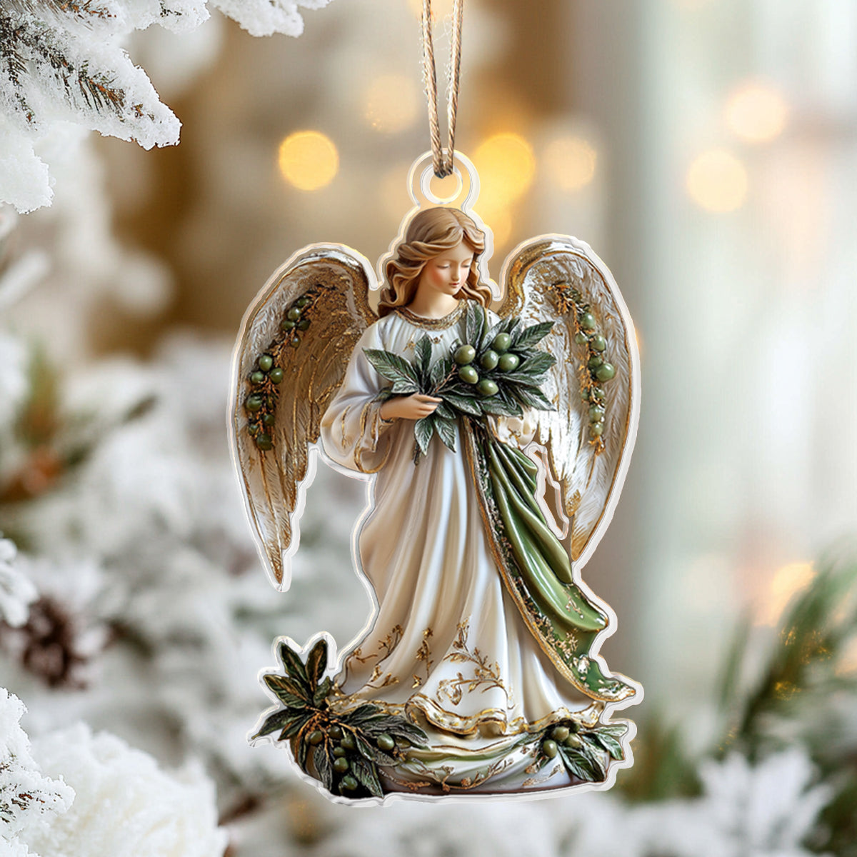 Shineful 2D Acrylic Ornament - Guardian Angel