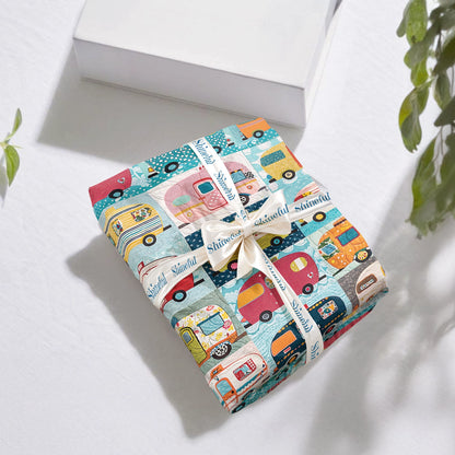 Shineful Fitted Sheet Vintage Camper