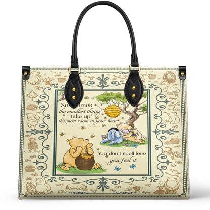 Shineful Leather Bag Winnie the Pooh Cozy