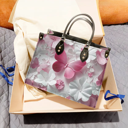 Shineful Leather Bag Butterfly Blossom Elegance