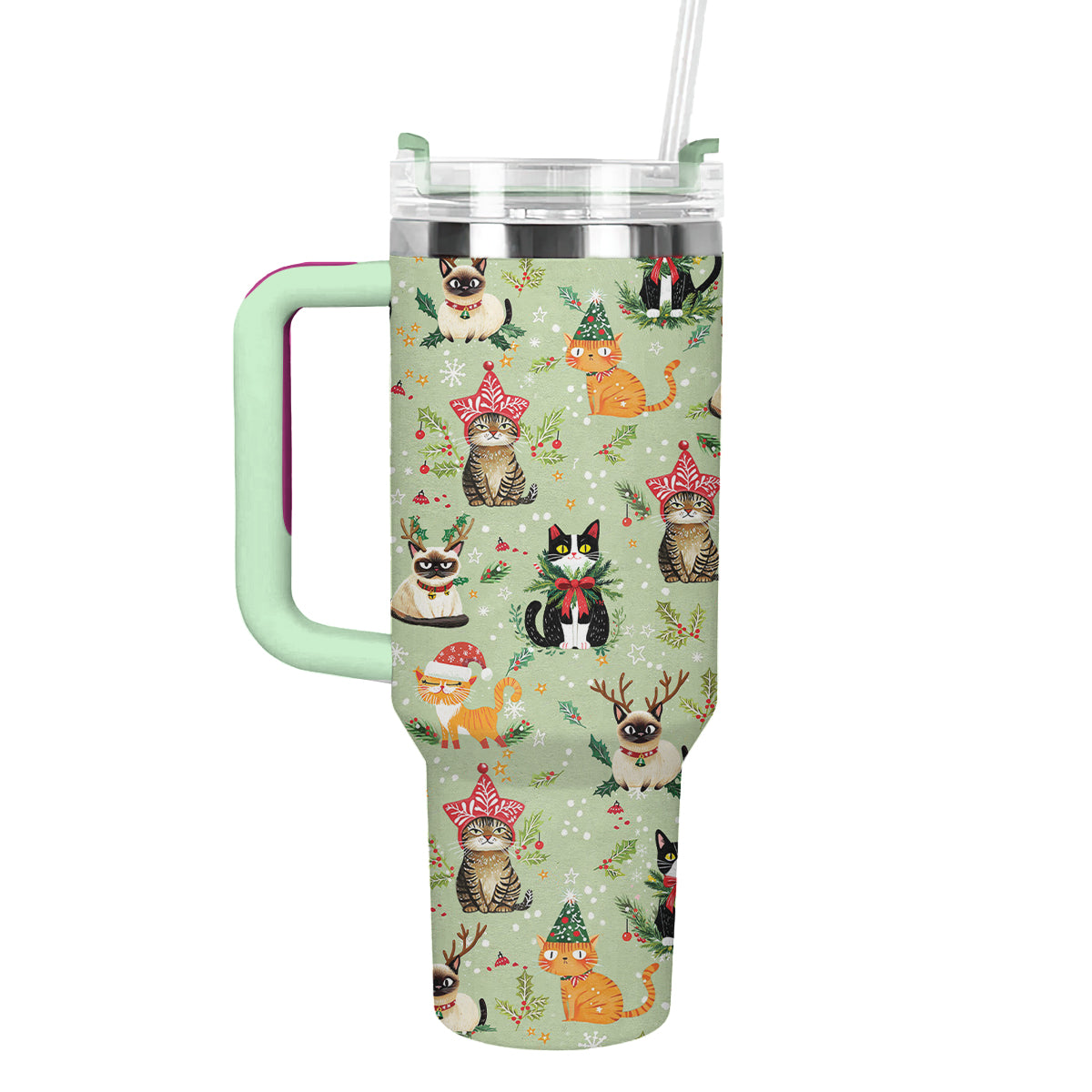 Shineful Tumbler Christmas Cats