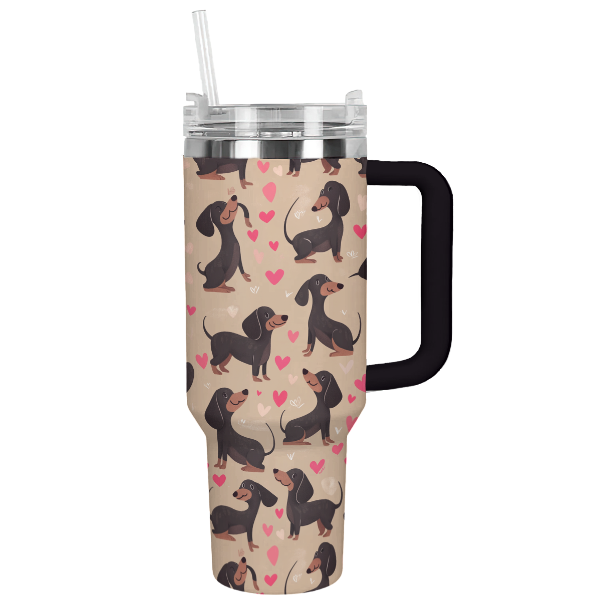 Shineful Tumbler Dachshund Heartbeat