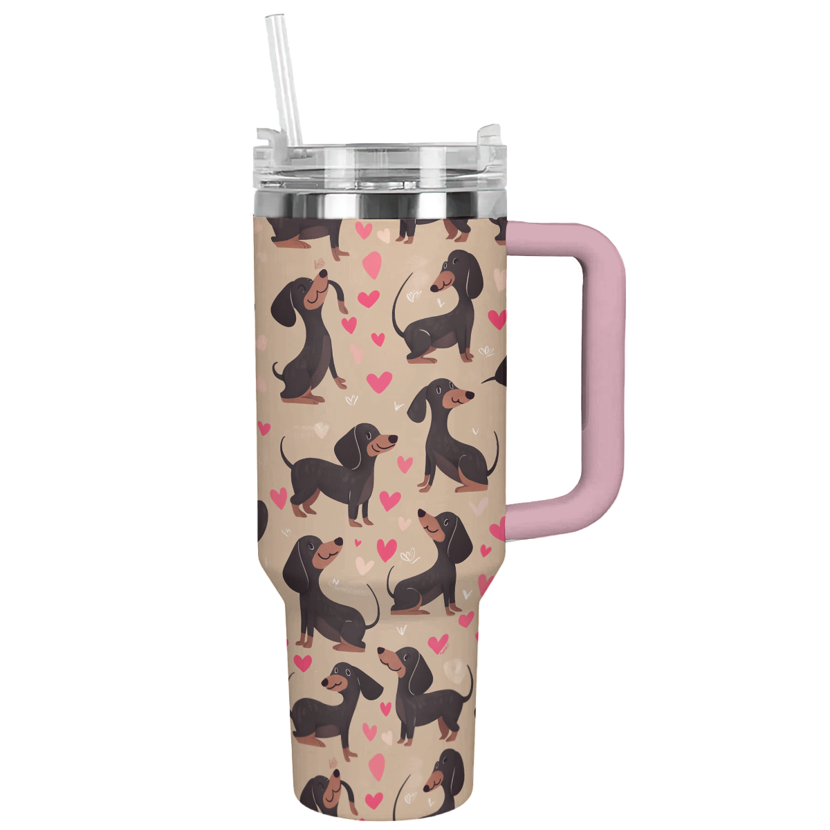 Shineful Tumbler Dachshund Heartbeat