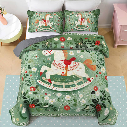 Shineful All Season Quilt 3-Piece Set Rocking Horse Dreams