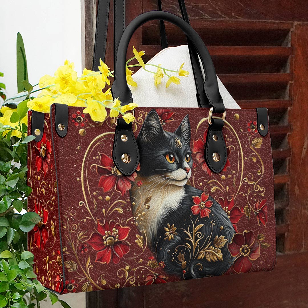 Shineful Leather Bag Midnight Bloom