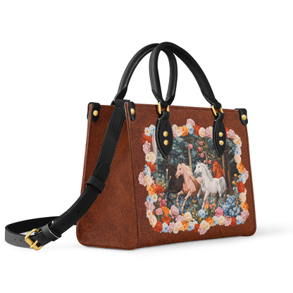 Shineful Leather Bag Wild Elegance