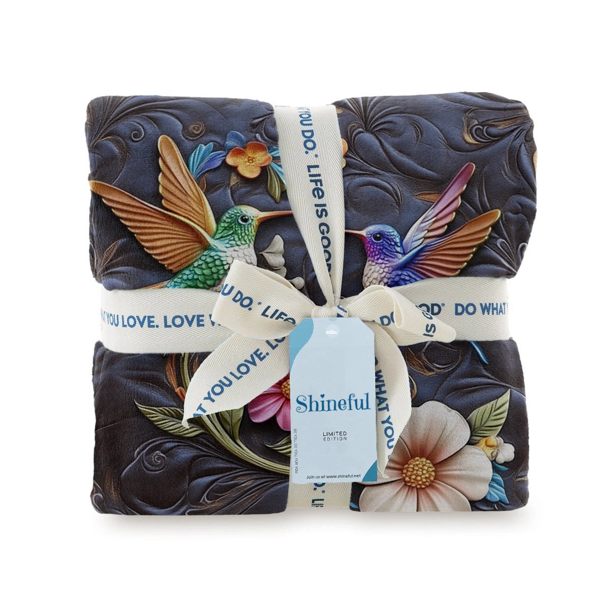 Shineful Fleece Blanket Hummingbird Dream