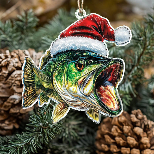 Shineful 2D Acrylic Ornament Majestic Largemouth Bass