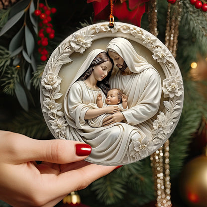 Shineful 2D Acrylic Ornament Holy Family Serenity