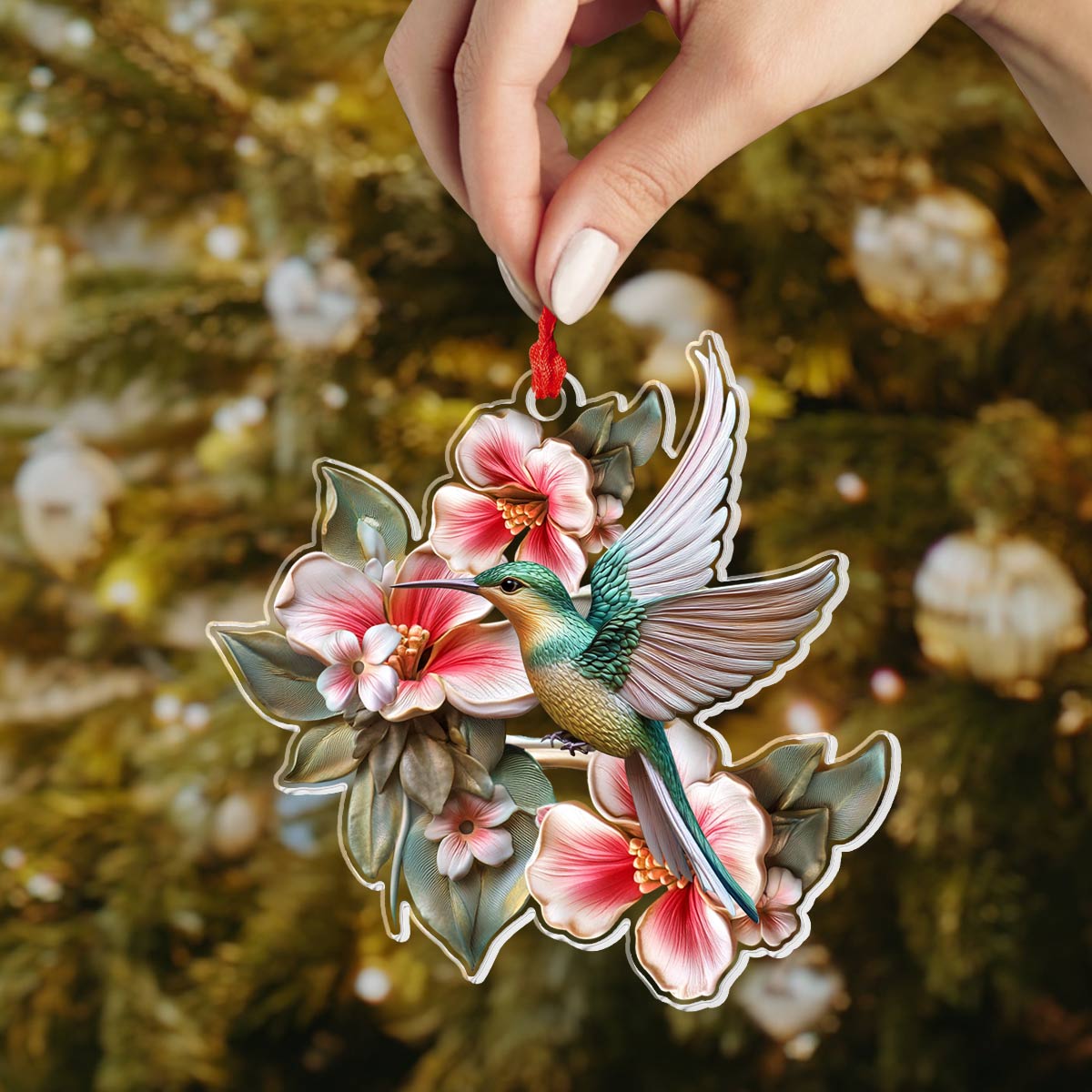 Shineful 2D Acrylic Ornament Floral Flight - Pack Discount