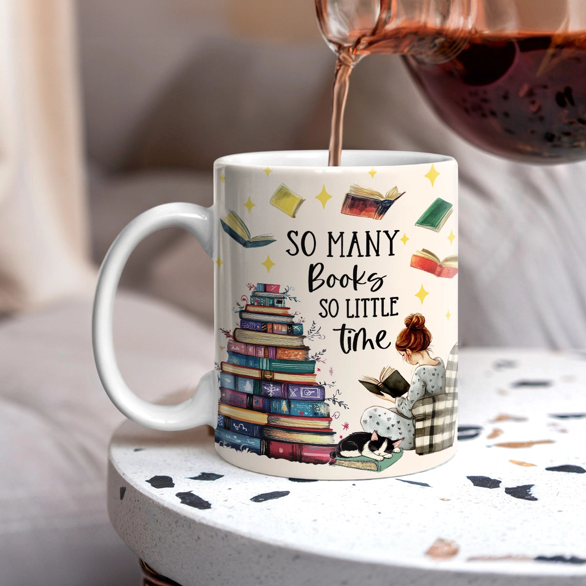 Shineful Ceramic Mug Cozy Reading