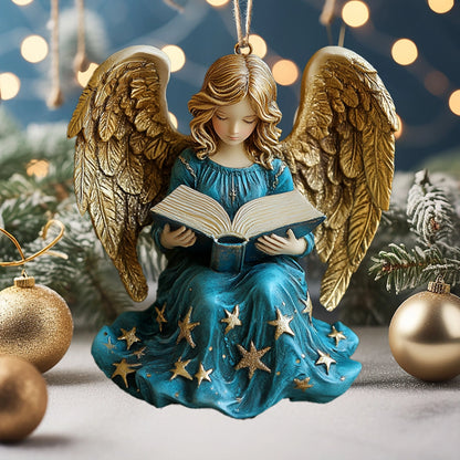 Shineful 2D Acrylic Ornament Celestial Angel Reading