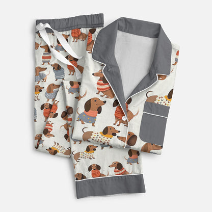 Shineful Pajama Top and Pants Dachshund Cuteness Overload