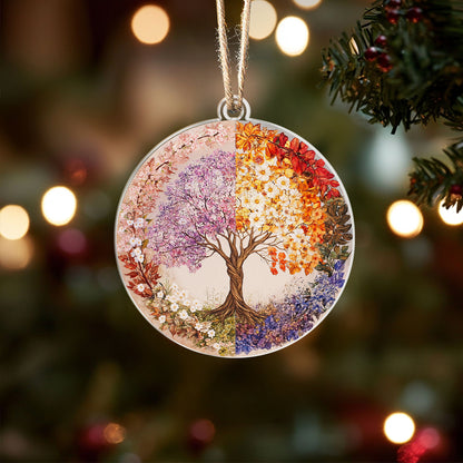 Shineful 2D Acrylic Ornament - Four Seasons Tree of Life