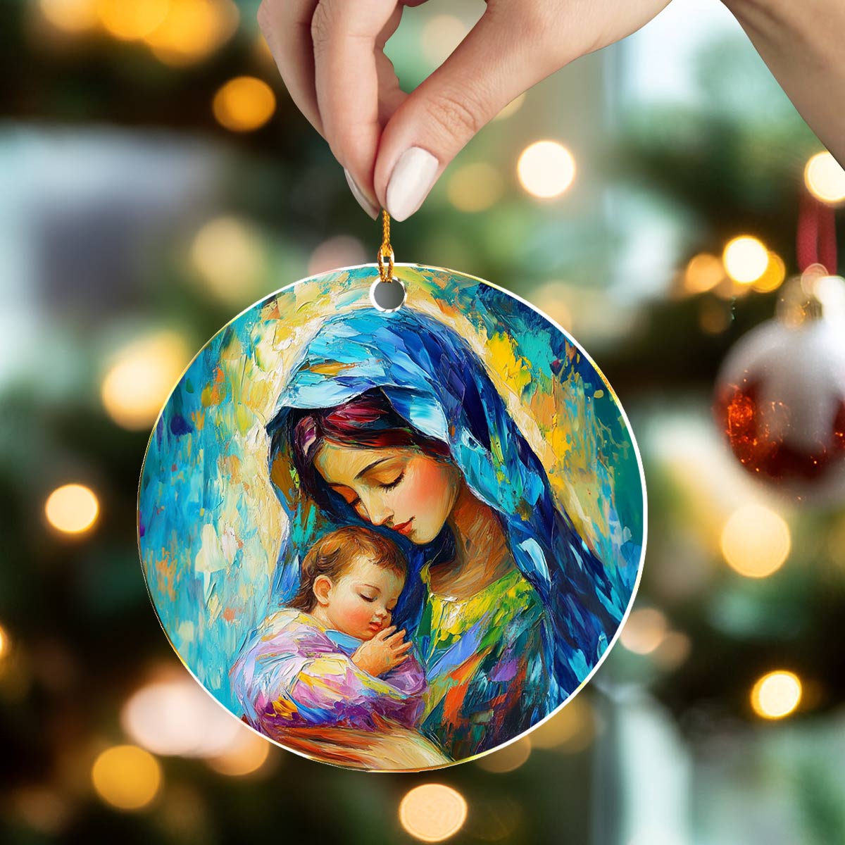 Shineful 2D Acrylic Ornament Blessed Art