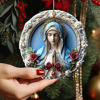 Shineful 2D Acrylic Ornament Sacred Heart Virgin Mary